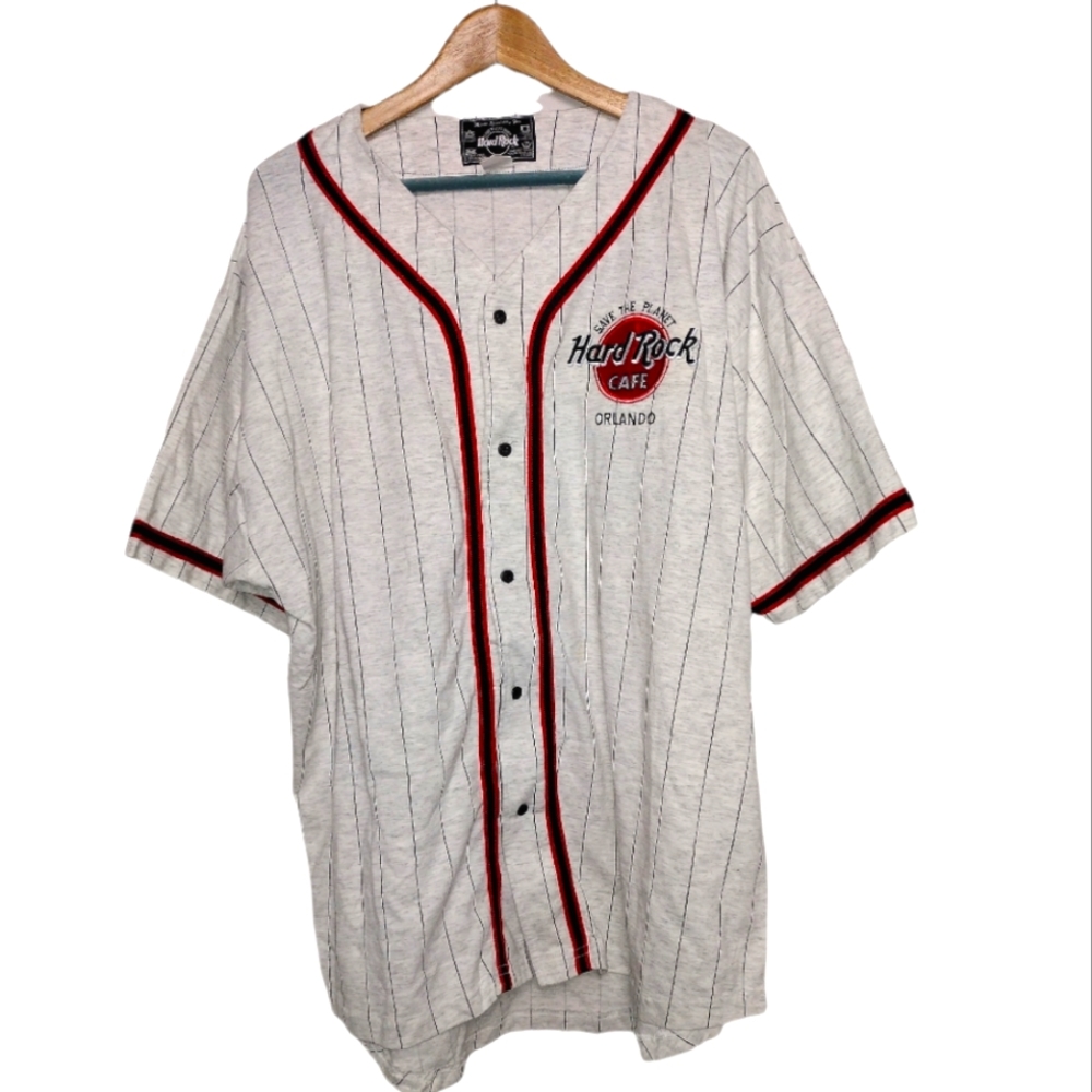 Vintage Hard Rock Cafe Orlando Baseball Jersey